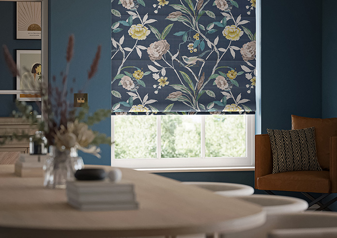 Abigail, Navy - Roman Blind - Image 5